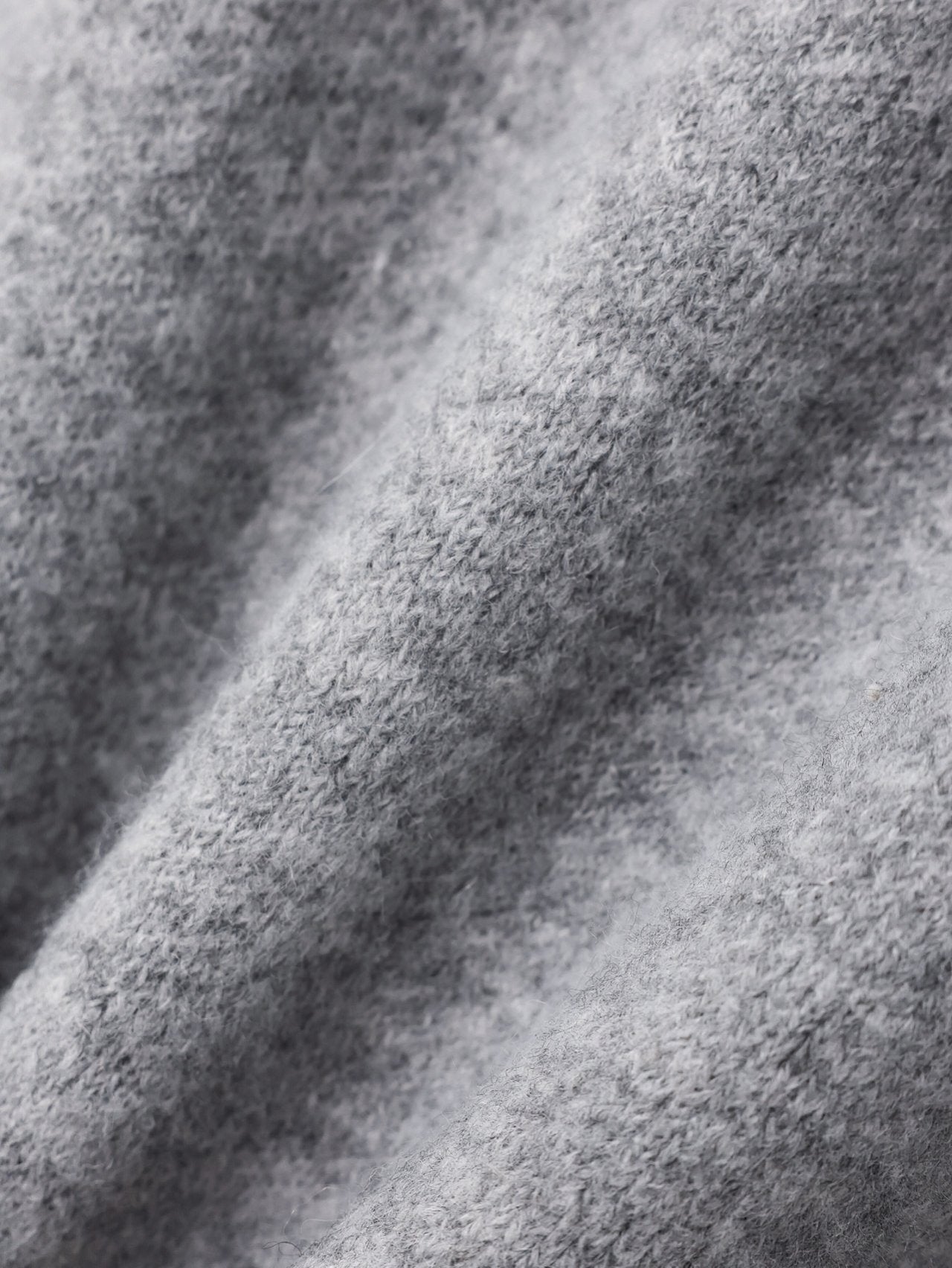 Giacca in maglia con cappuccio e cerniera in misto lana — 4 colori