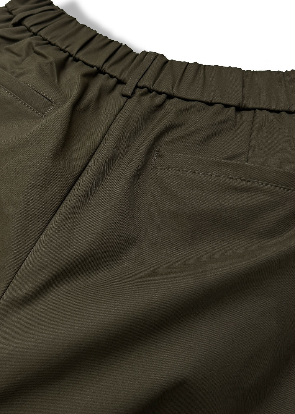 Gumi cross tuck wide leg pants in Brown, front view flat lay full length