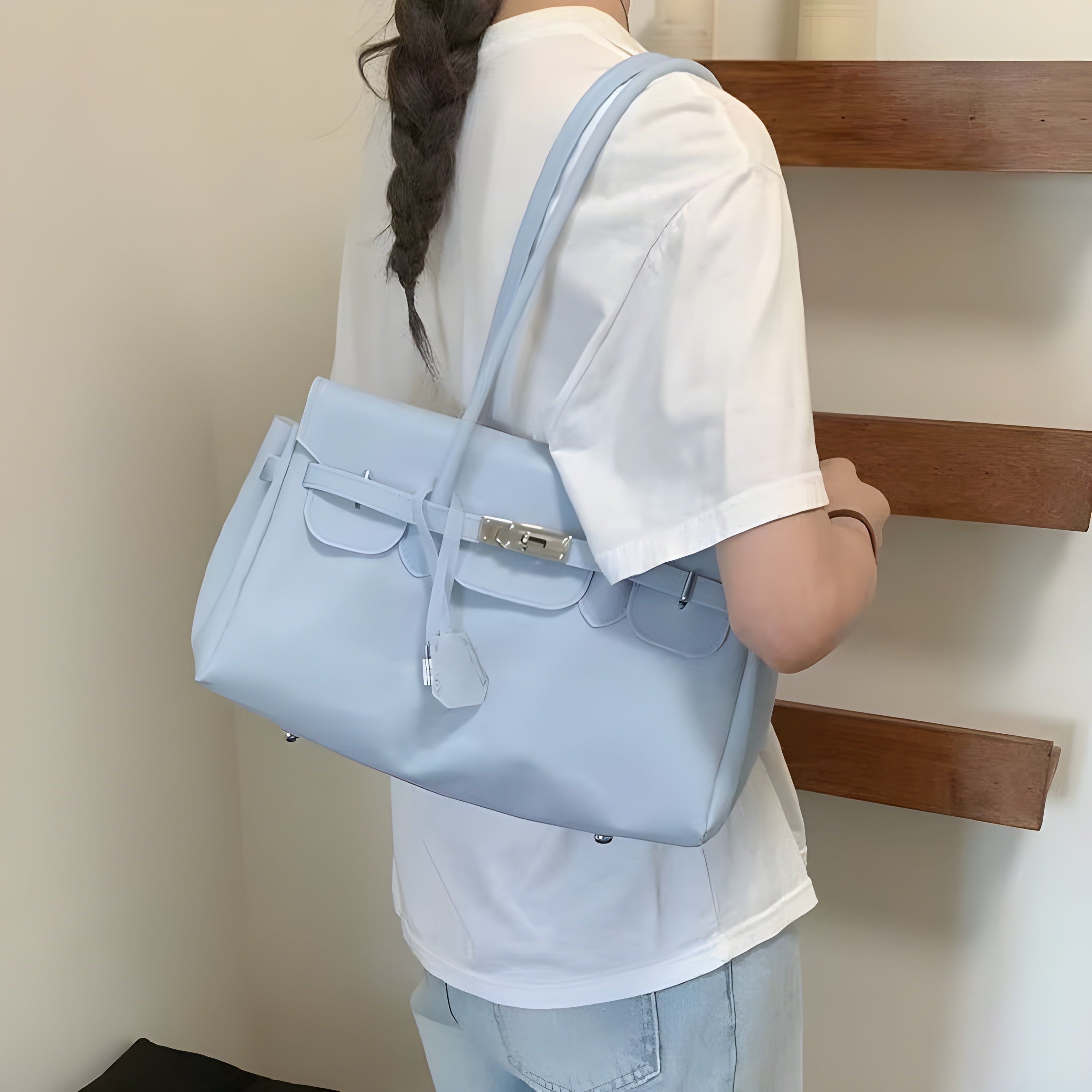 Seoro Birkin Square Baguette Jelly Bag