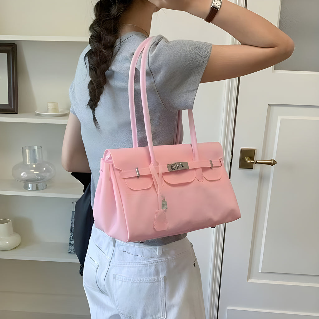 Seoro Birkin Square Baguette Jelly Bag