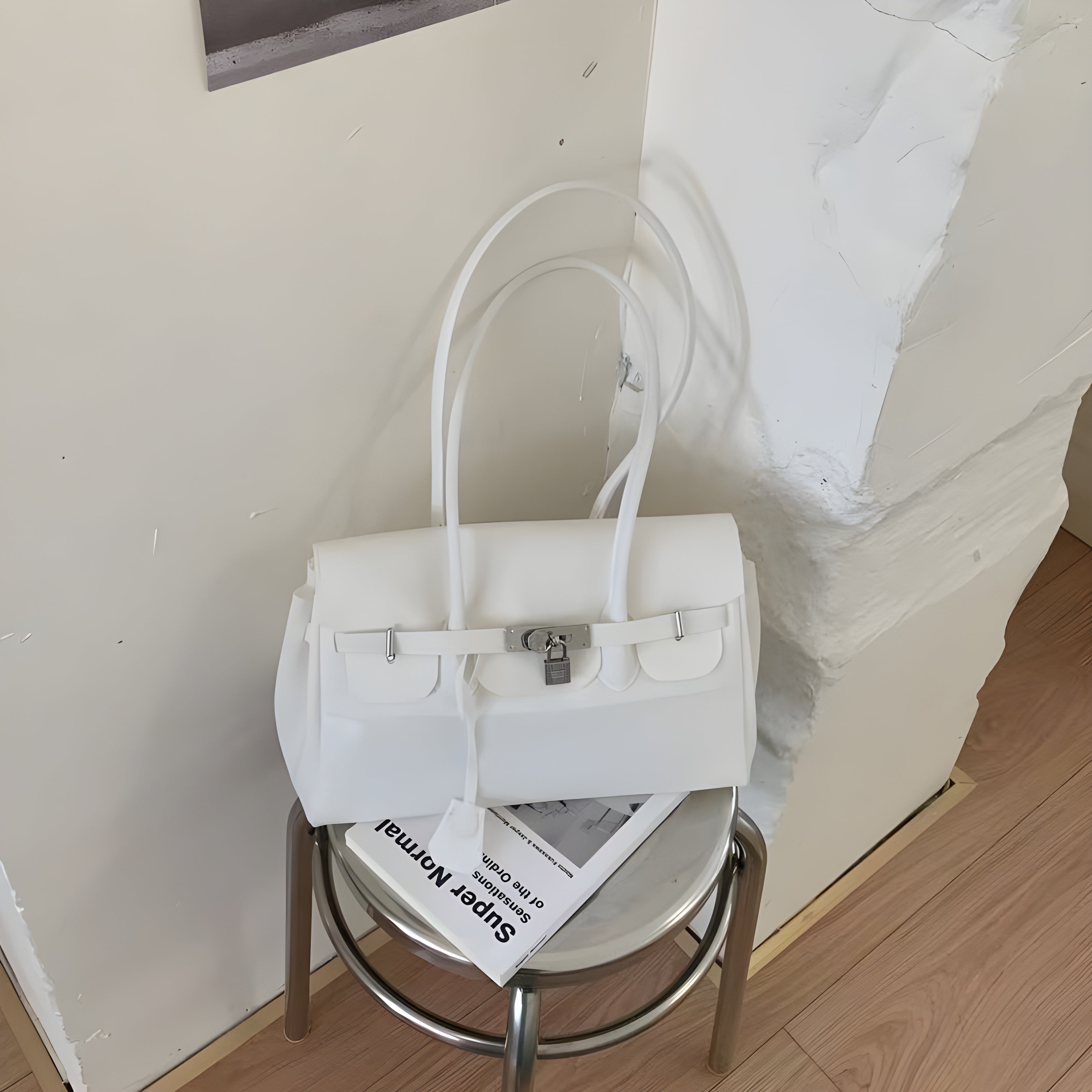 Seoro birkin style square baguette jelly bag, multiple colorways product shot