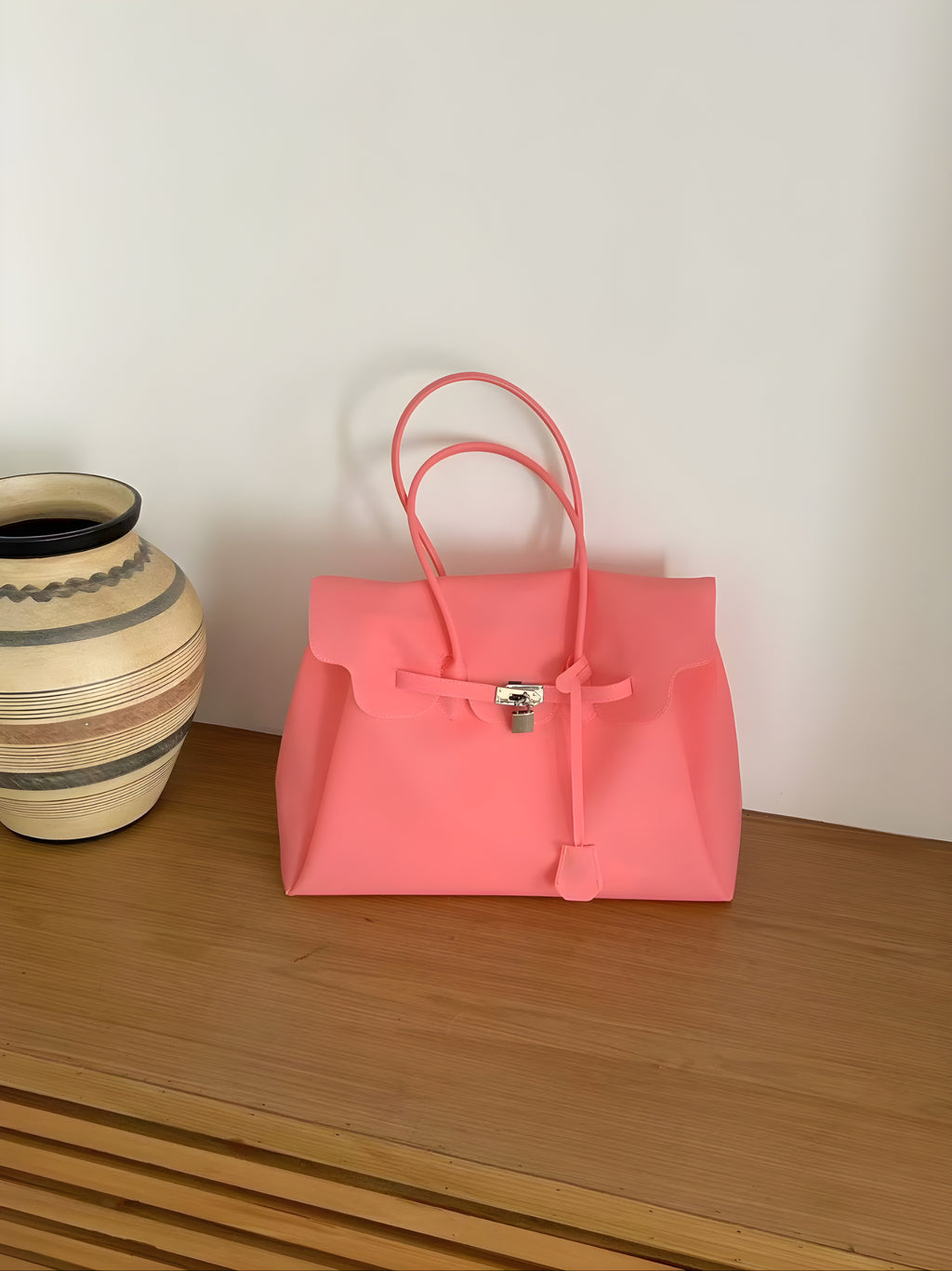 Seoro Birkin Style Jelly Bag Large