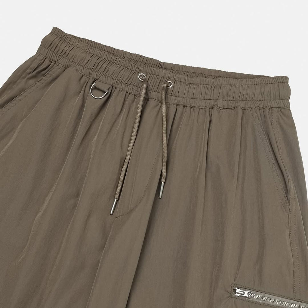 I'll Stage Nylon Cargo Wide Pants — Lightweight Drawstring