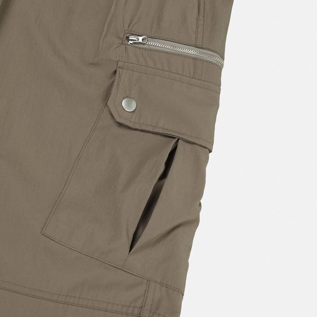 I'll Stage Nylon Cargo Wide Pants — Lightweight Drawstring