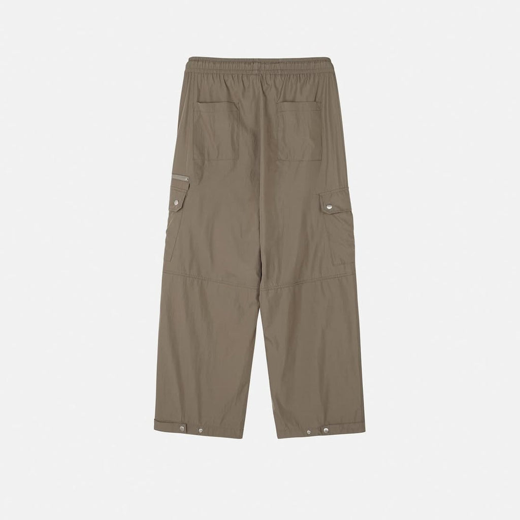 I'll Stage Nylon Cargo Wide Pants — Lightweight Drawstring