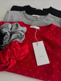 T-shirt crop a pois 1+1