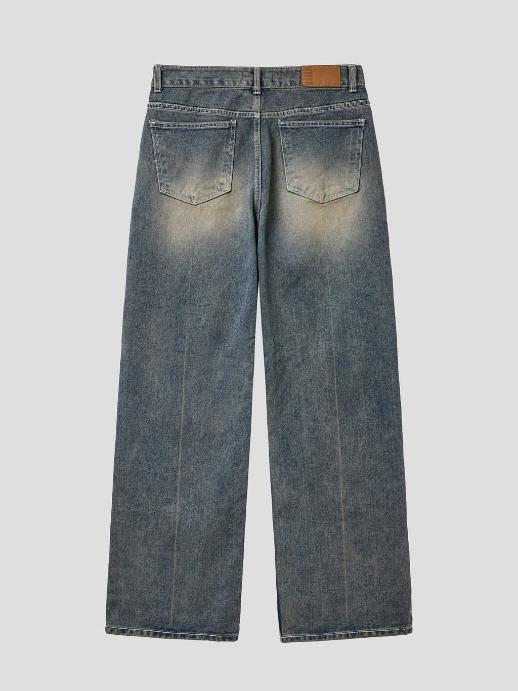 Pantaloni di jeans Nuin 806 blu semi-larghi