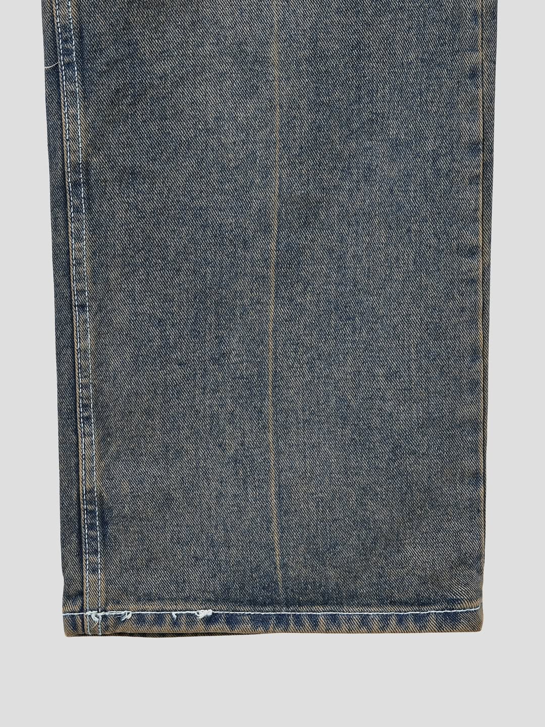 Pantaloni di jeans Nuin 806 blu semi-larghi