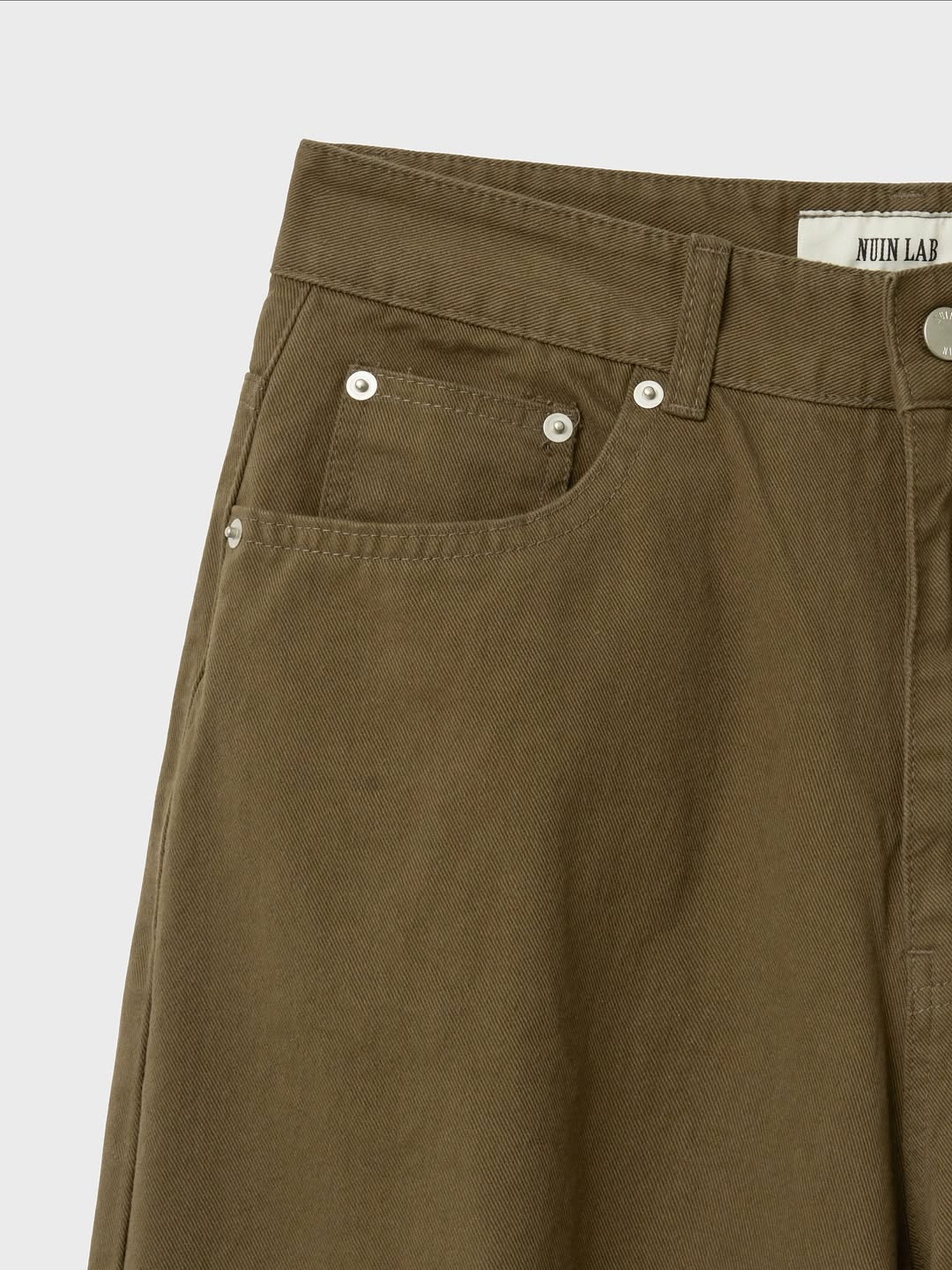 Pantaloni ampi in cotone Dart