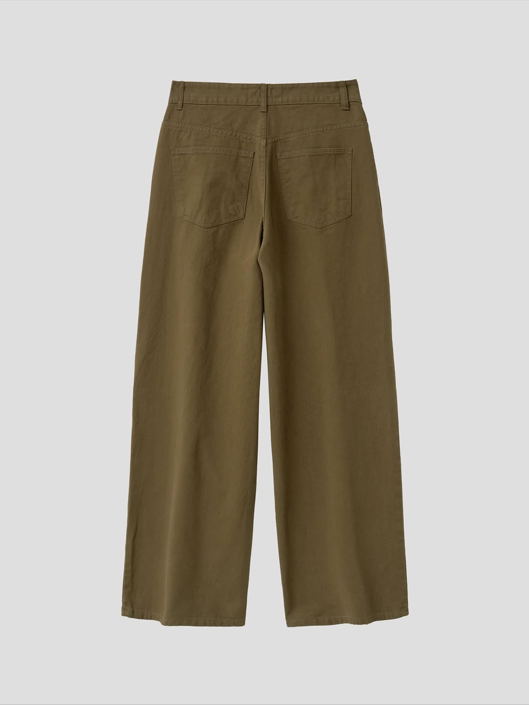 Pantaloni ampi in cotone Dart