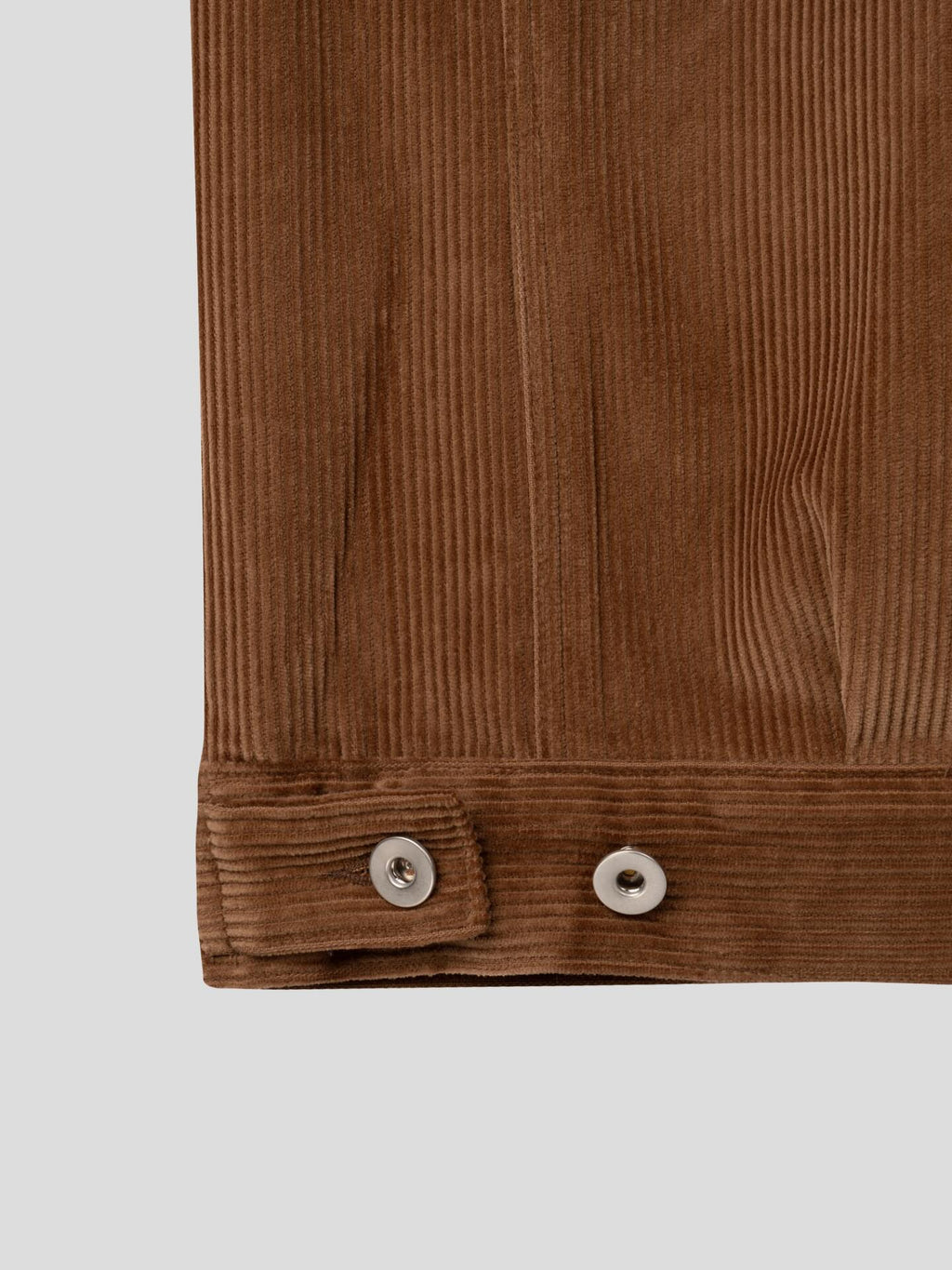 Close-up of Force cotton corduroy jacket fabric