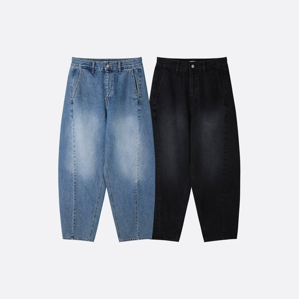Leroy Unisex Wide Curve Denim Pants