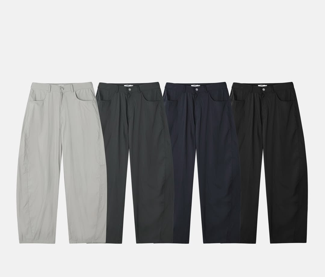 Pantalon ample à jambes larges — 4 couleurs