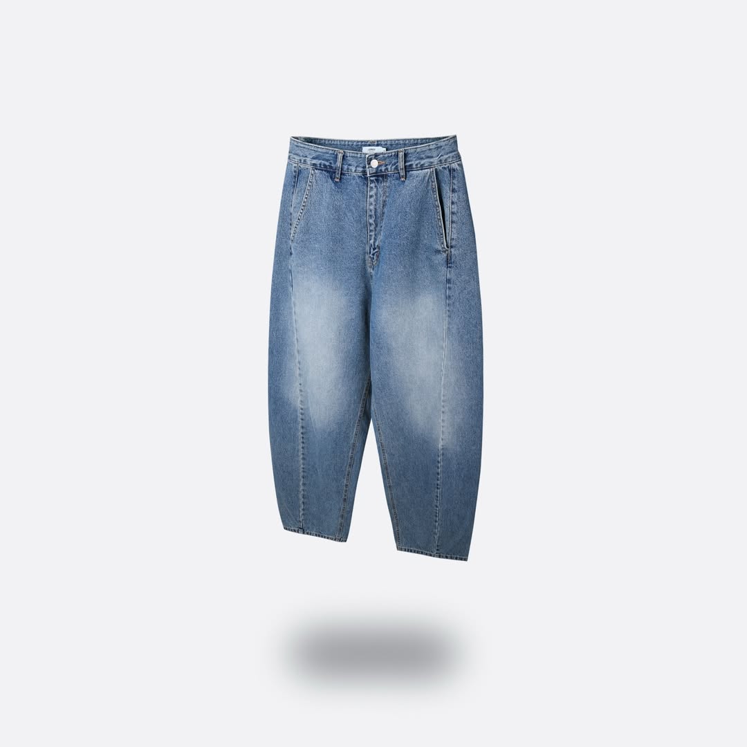 Leroy Unisex Wide Curve Denim Pants