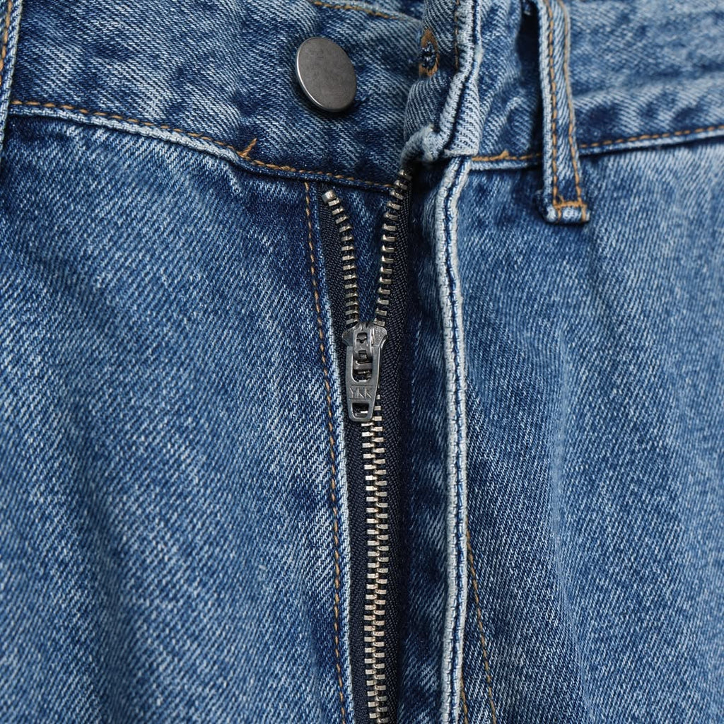 Leroy Unisex Wide Curve Denim Pants