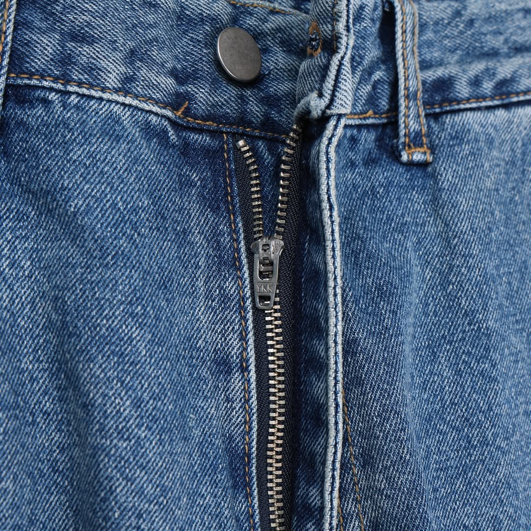 Leroy Unisex Wide Curve Denim Pants
