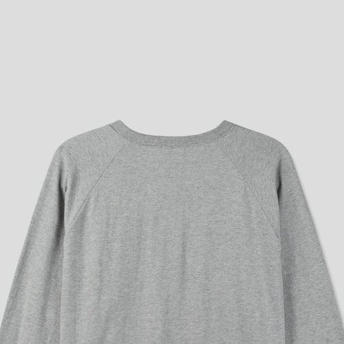1+1 Nuin Lab Diagonal Druckknopf Langarmshirt