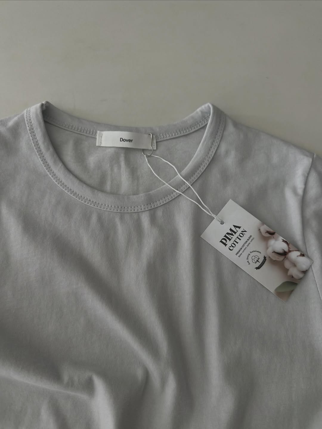1+1 Pima Baumwolle Essential Langarmshirt