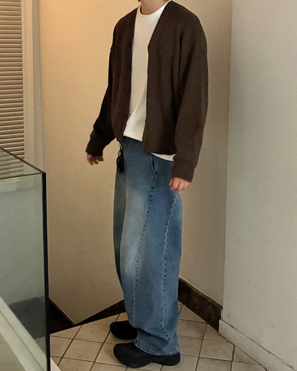 Leroy Unisex Wide Curve Denim Pants