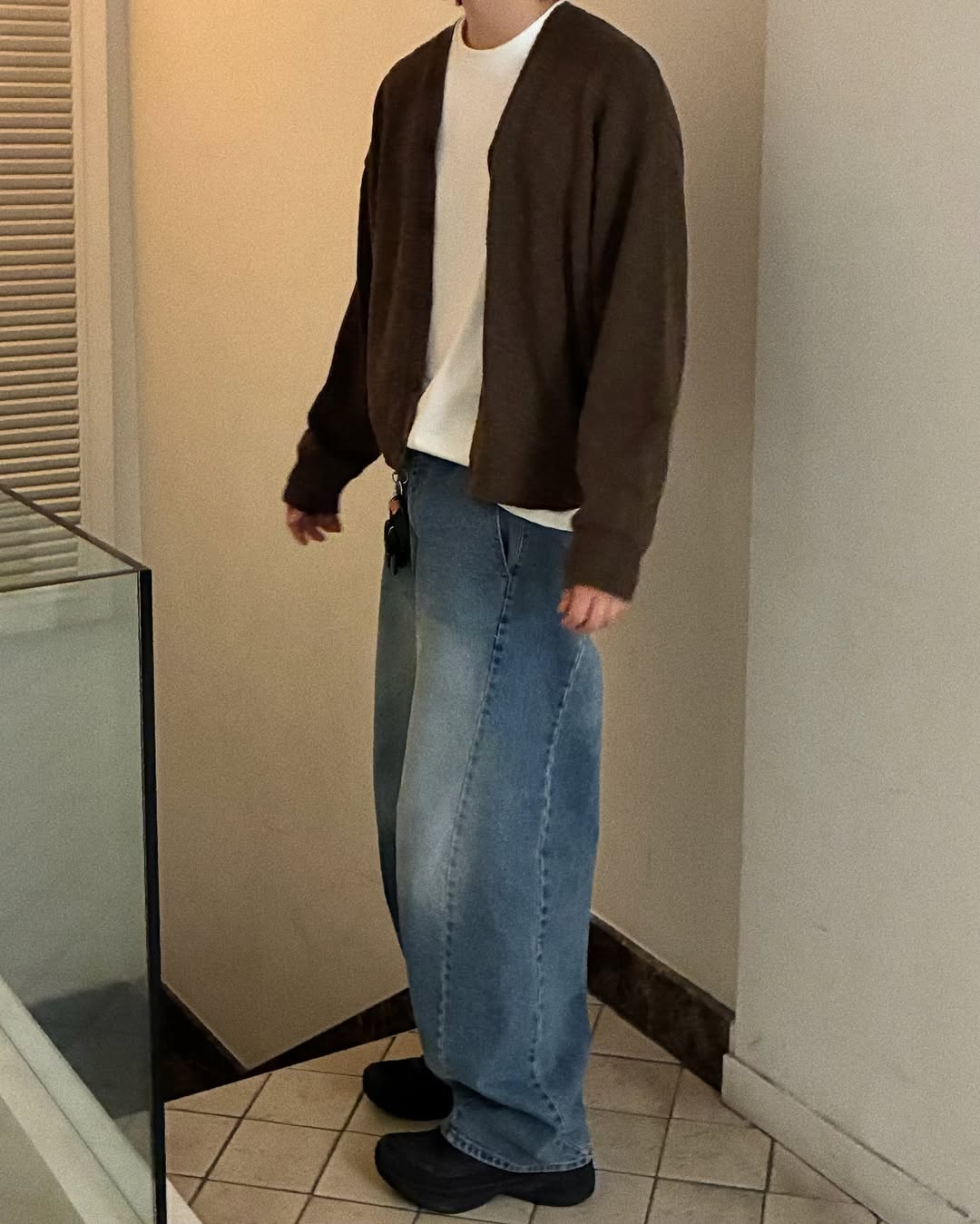 Leroy Unisex Wide Curve Denim Pants