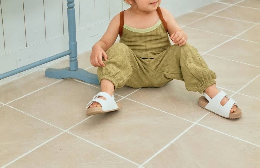 Firstblue Textured Sleeveless Top & Jogger Pants Set — Kids