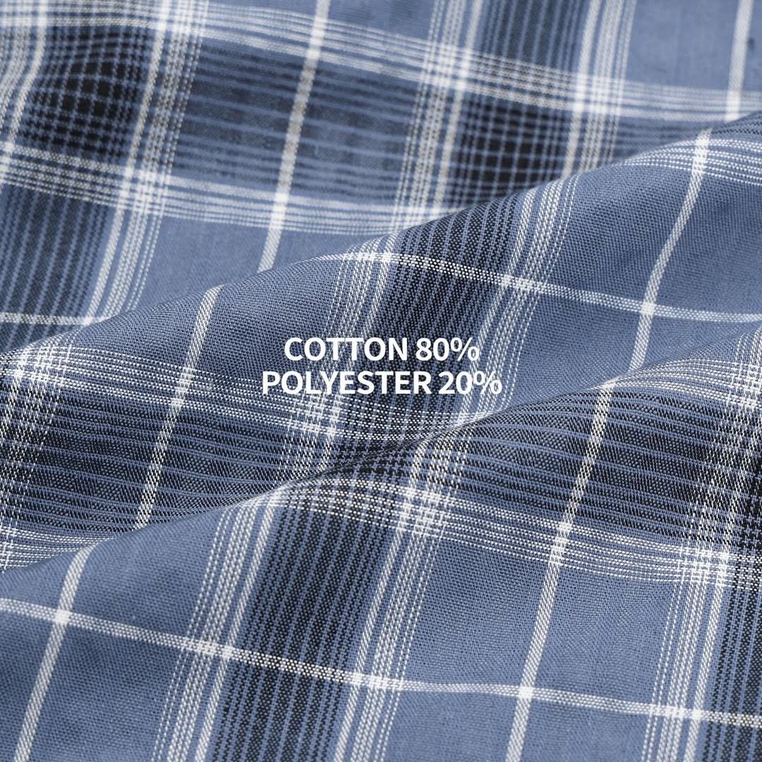 Camicia oversize Maison a quadri