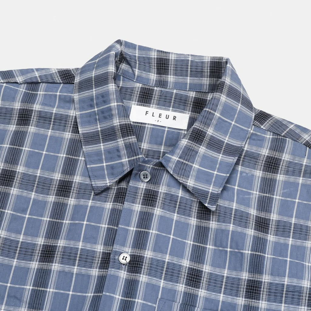 Camicia oversize Maison a quadri