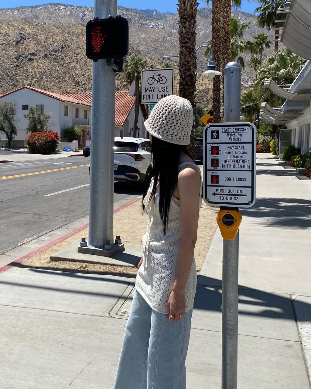 Authentic Crochet Knit Bucket Beanie