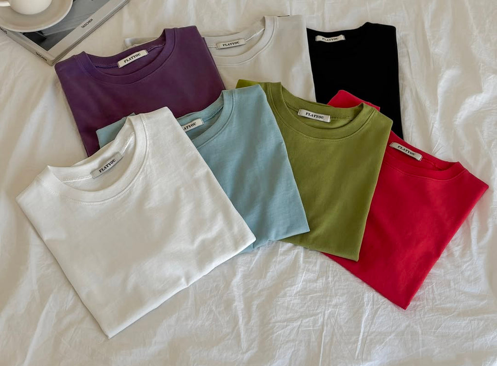 T-shirt girocollo 1+1 Daily in cotone