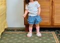 (2pack) Firstblue Ruffle Hem Denim Shorts — Kids