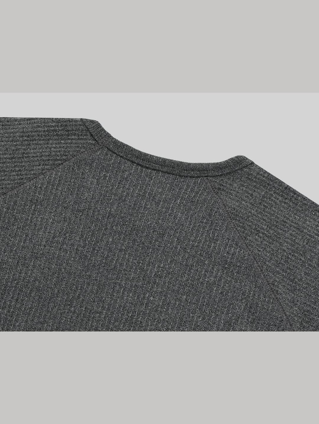 (2pack) Raglan Sleeve Cut-Detail Short Sleeve Top — Crew Neck
