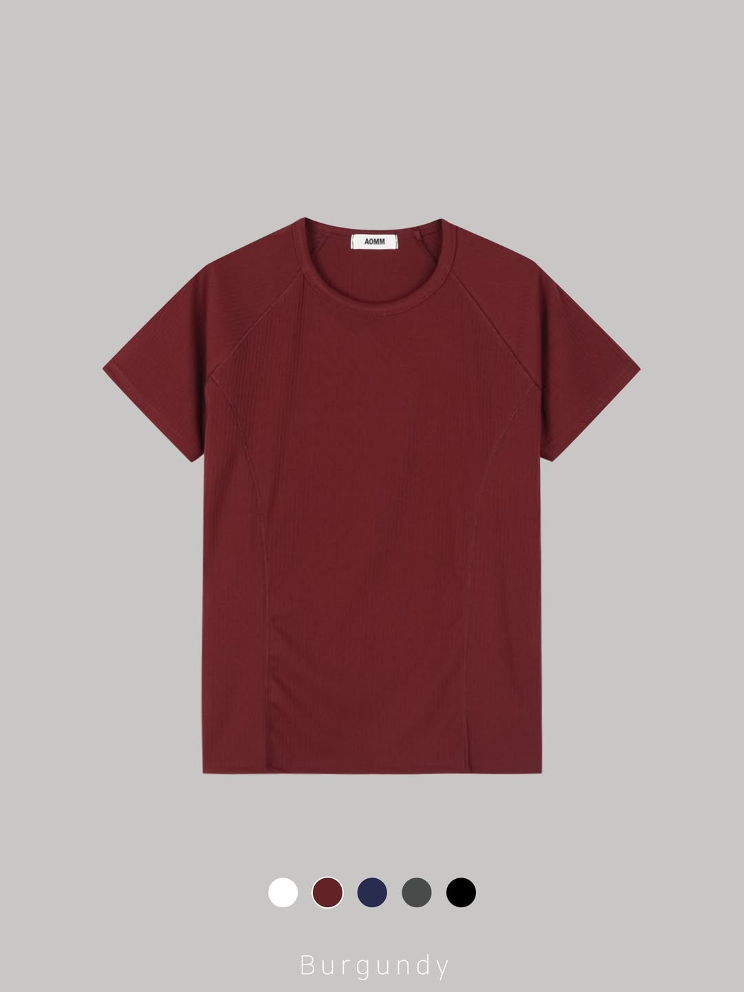 (2pack) Raglan Sleeve Cut-Detail Short Sleeve Top — Crew Neck