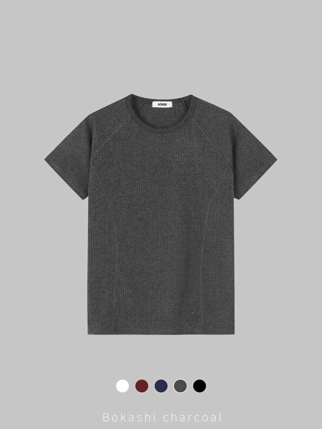 (2pack) Raglan Sleeve Cut-Detail Short Sleeve Top — Crew Neck