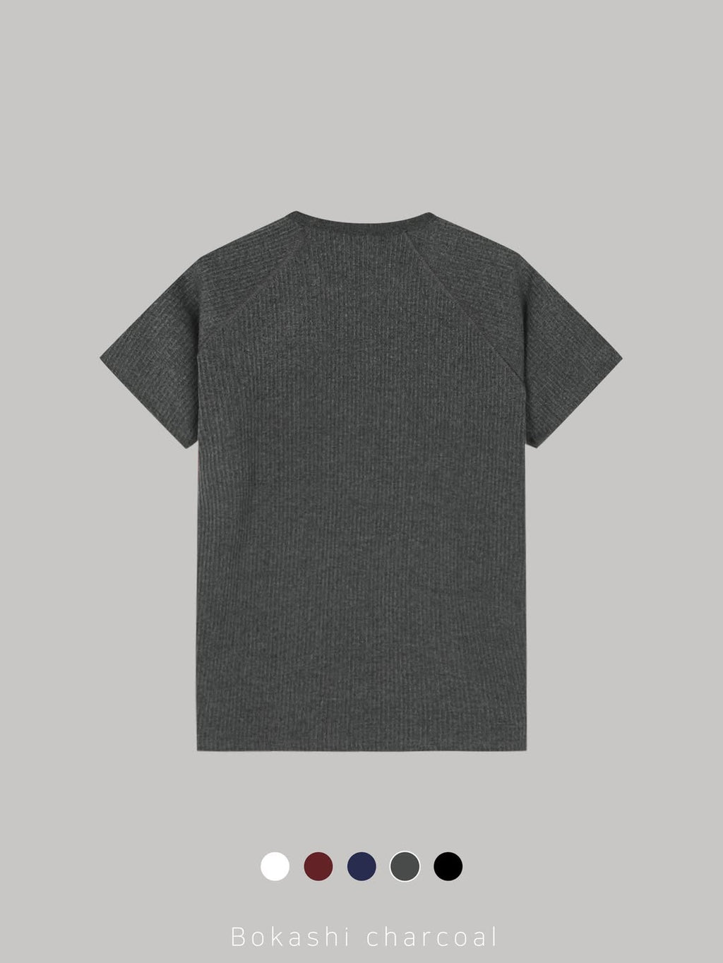 (2pack) Raglan Sleeve Cut-Detail Short Sleeve Top — Crew Neck