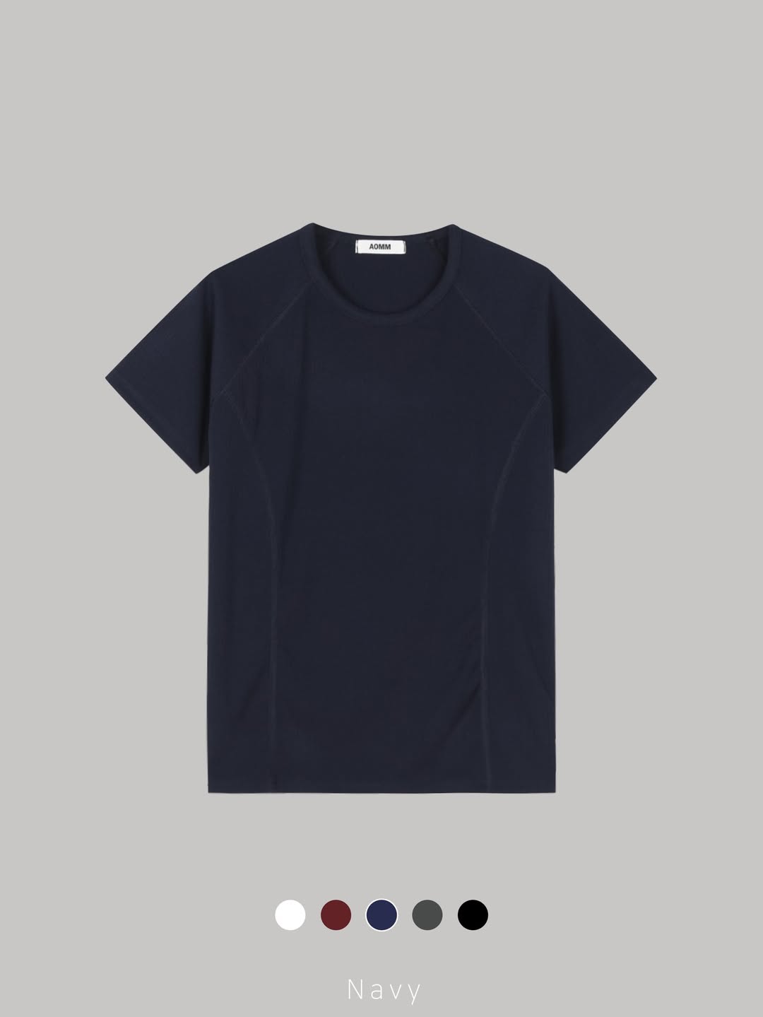 (2pack) Raglan Sleeve Cut-Detail Short Sleeve Top — Crew Neck