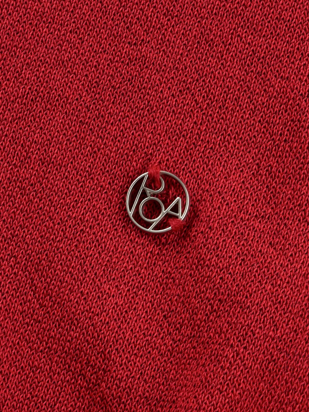 Maglione in maglia a V con maniche a palloncino in misto lino