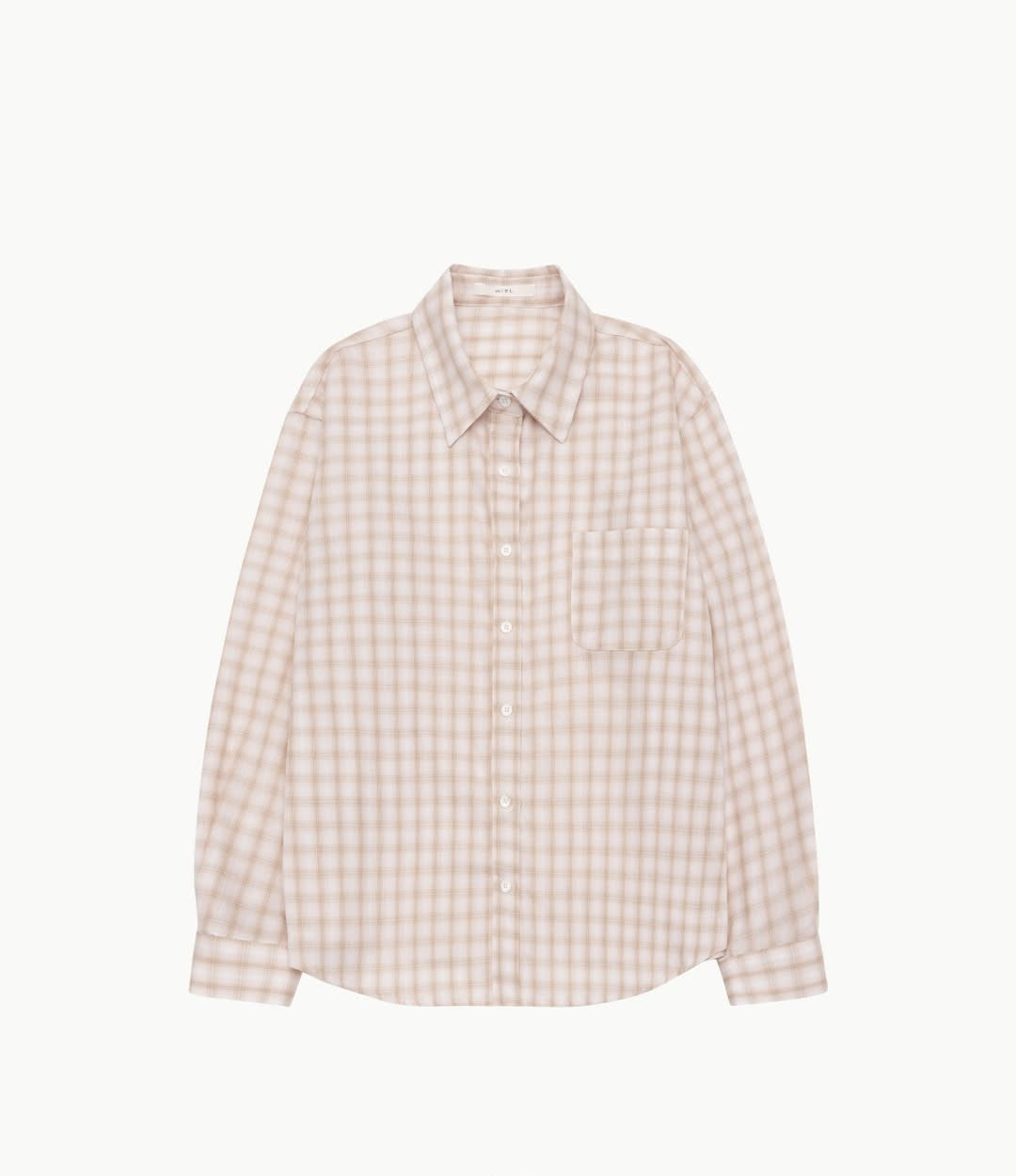 Camicia a maniche lunghe in cotone fantasia Miel