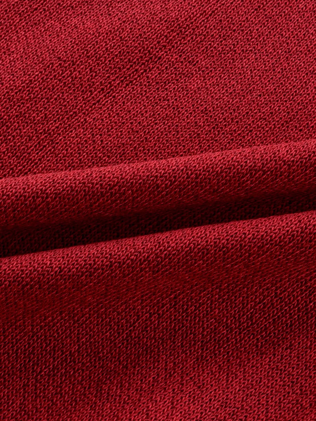 Maglione in maglia a V con maniche a palloncino in misto lino