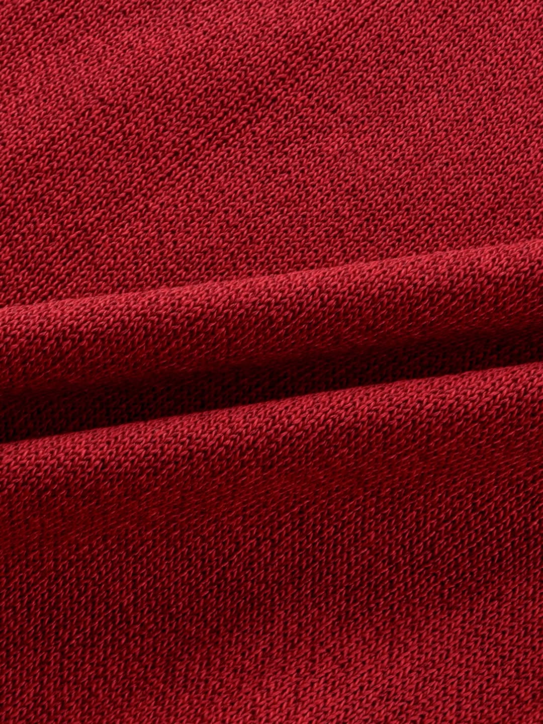 Maglione in maglia a V con maniche a palloncino in misto lino