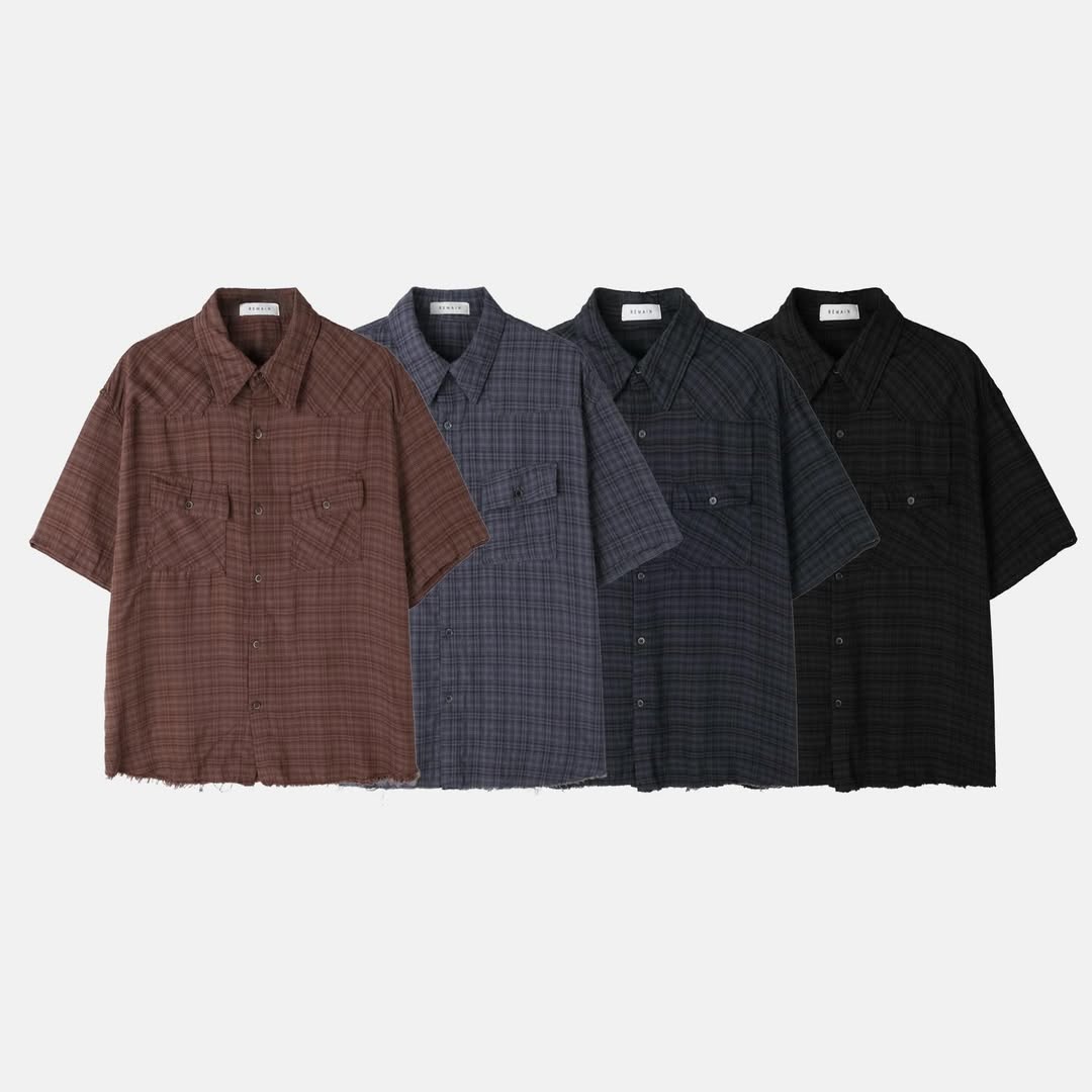 Camicia a maniche corte Remain Check
