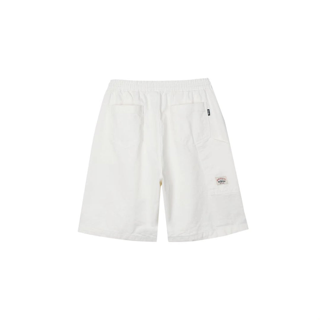 Grab Wide Bermuda Shorts — Heavy Cotton Canvas Drawstring