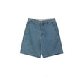 Wide Bermuda Denim Shorts — Black worn look
