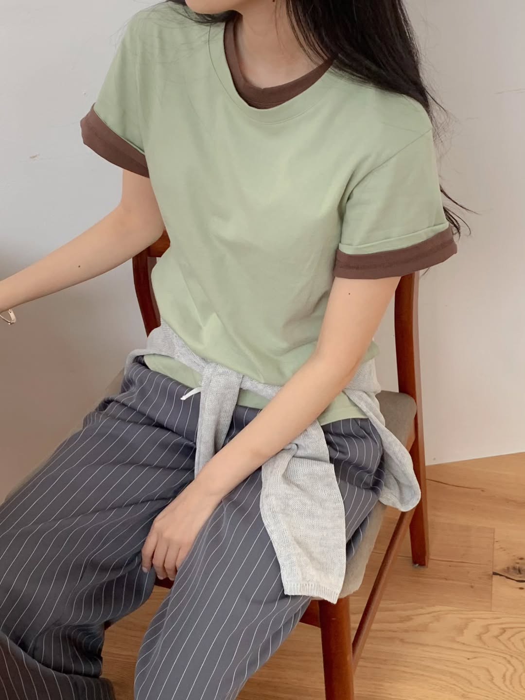 T-Shirt A Maniche Corte Con Spacco Laterale 1+2 ANNE