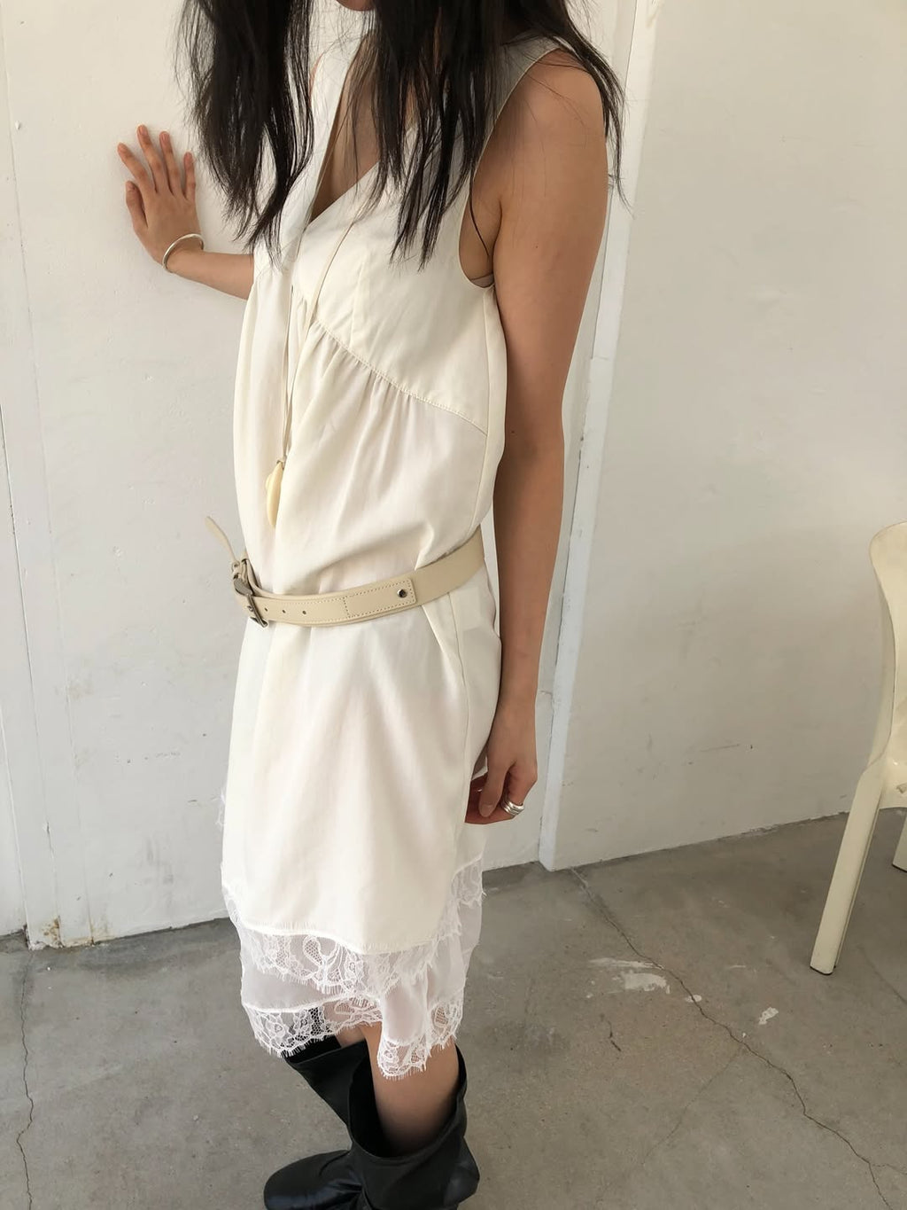 Ore Tencel Sleeveless Back Zip Dress