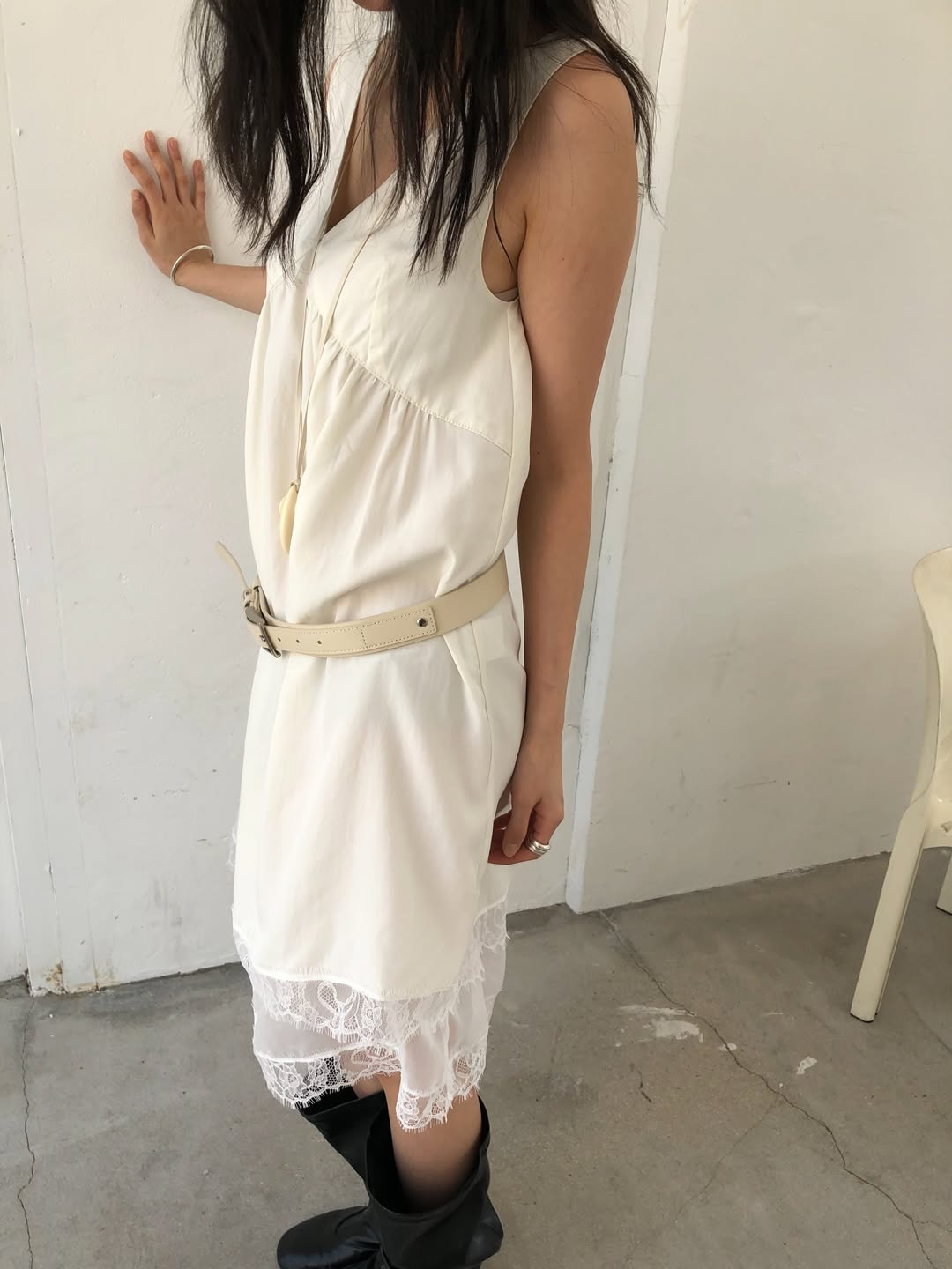 Ore Tencel Sleeveless Back Zip Dress
