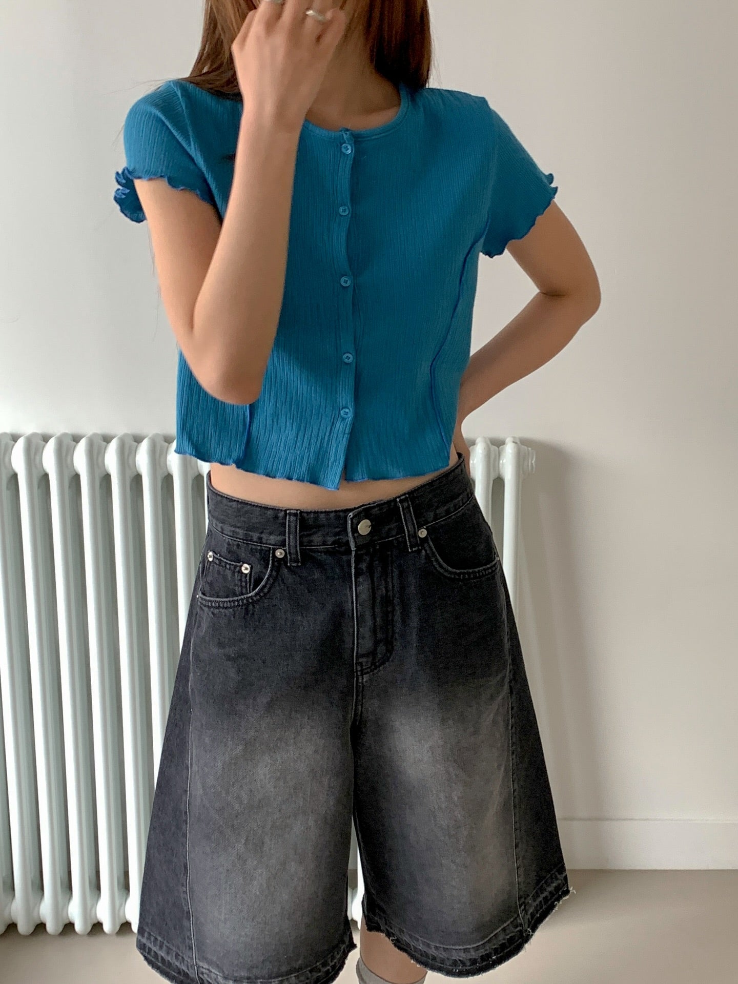 Moment Textured Crop Cardigan