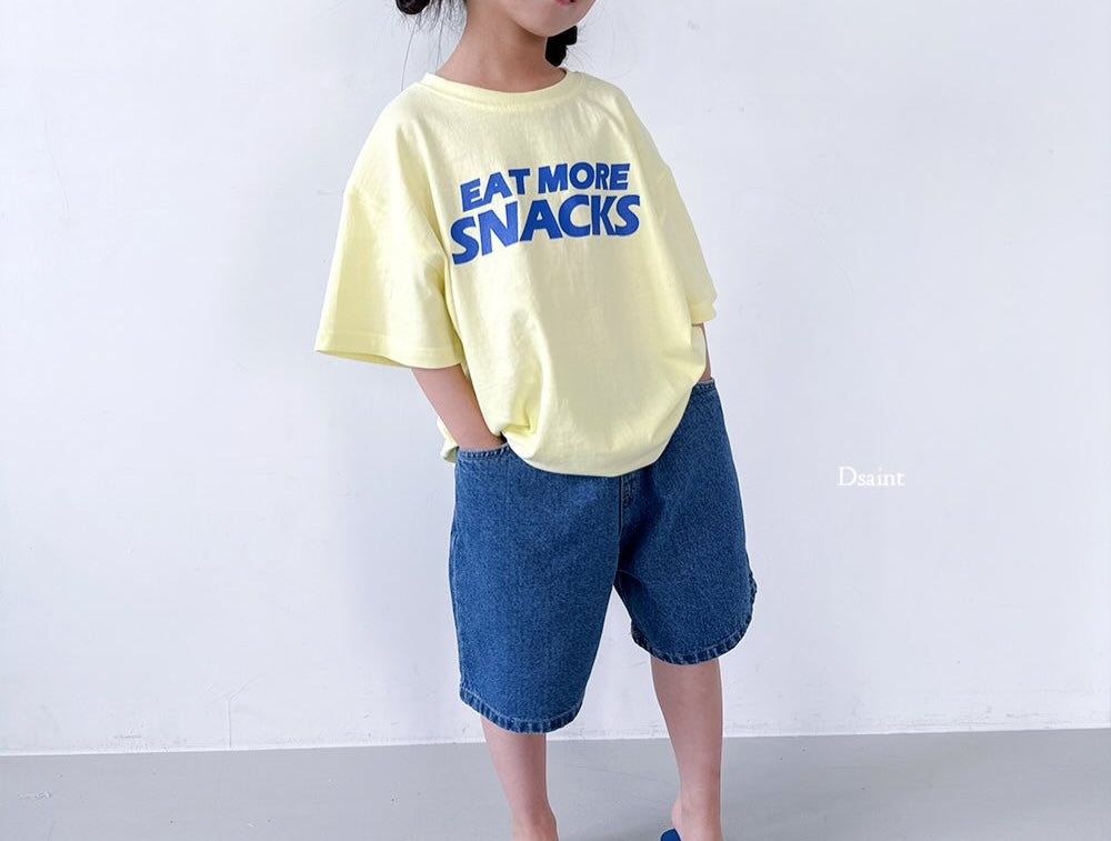 3Pack D.saint Lettering Short Sleeve Cotton Tee  — Kids