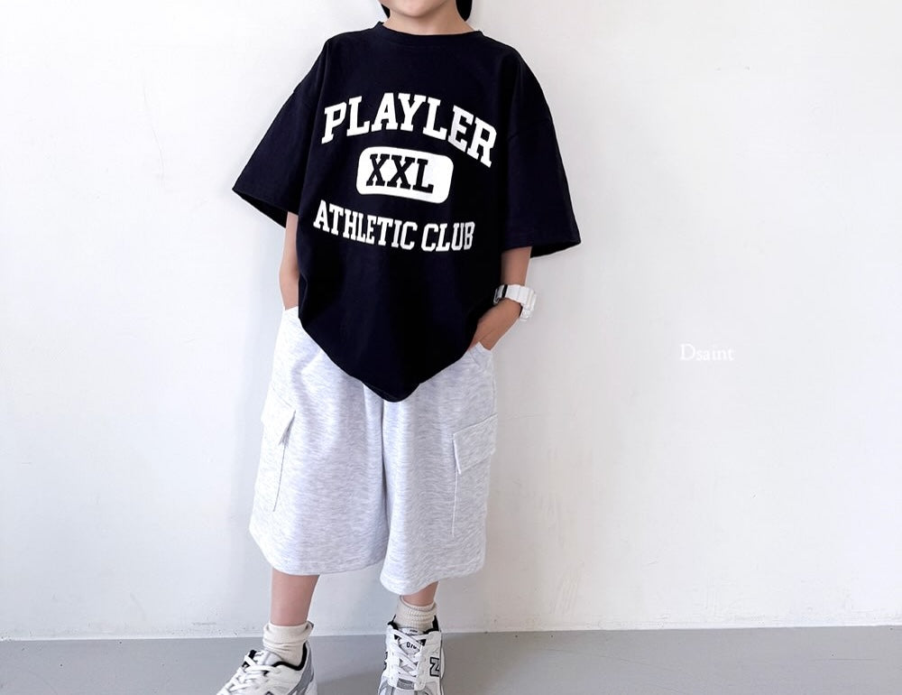 (2pack) Dsaint Pin-Tuck & Cargo Wide Cotton Shorts — Kids