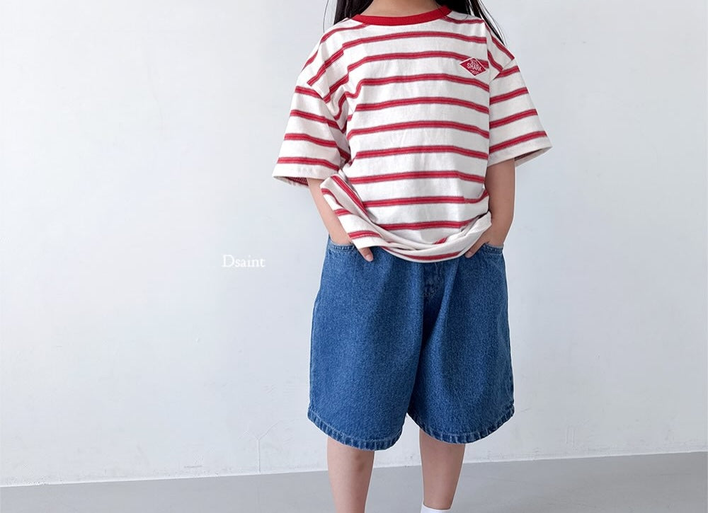 2-Pack D.saint Shark Stripe T-Shirt — Kids