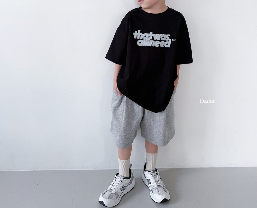 (2pack) Dsaint Pin-Tuck & Cargo Wide Cotton Shorts — Kids